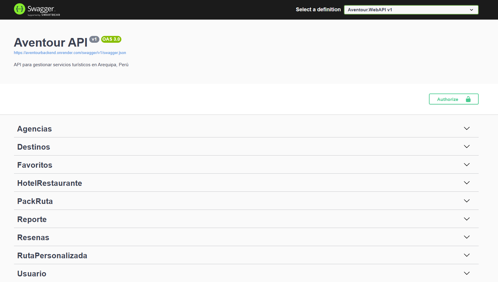 Aventour Backend API
